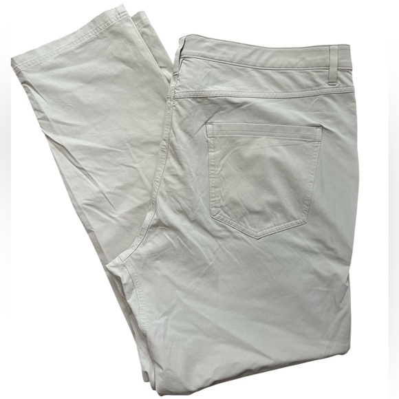 01. Algo Performance Pants MensSize‎ 40 Moisture Wicking Light Beige Outdoor - Picture 1 of 10